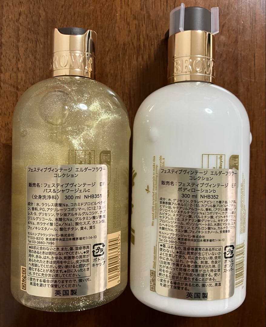 ボディローション&バスシャワージェルセット