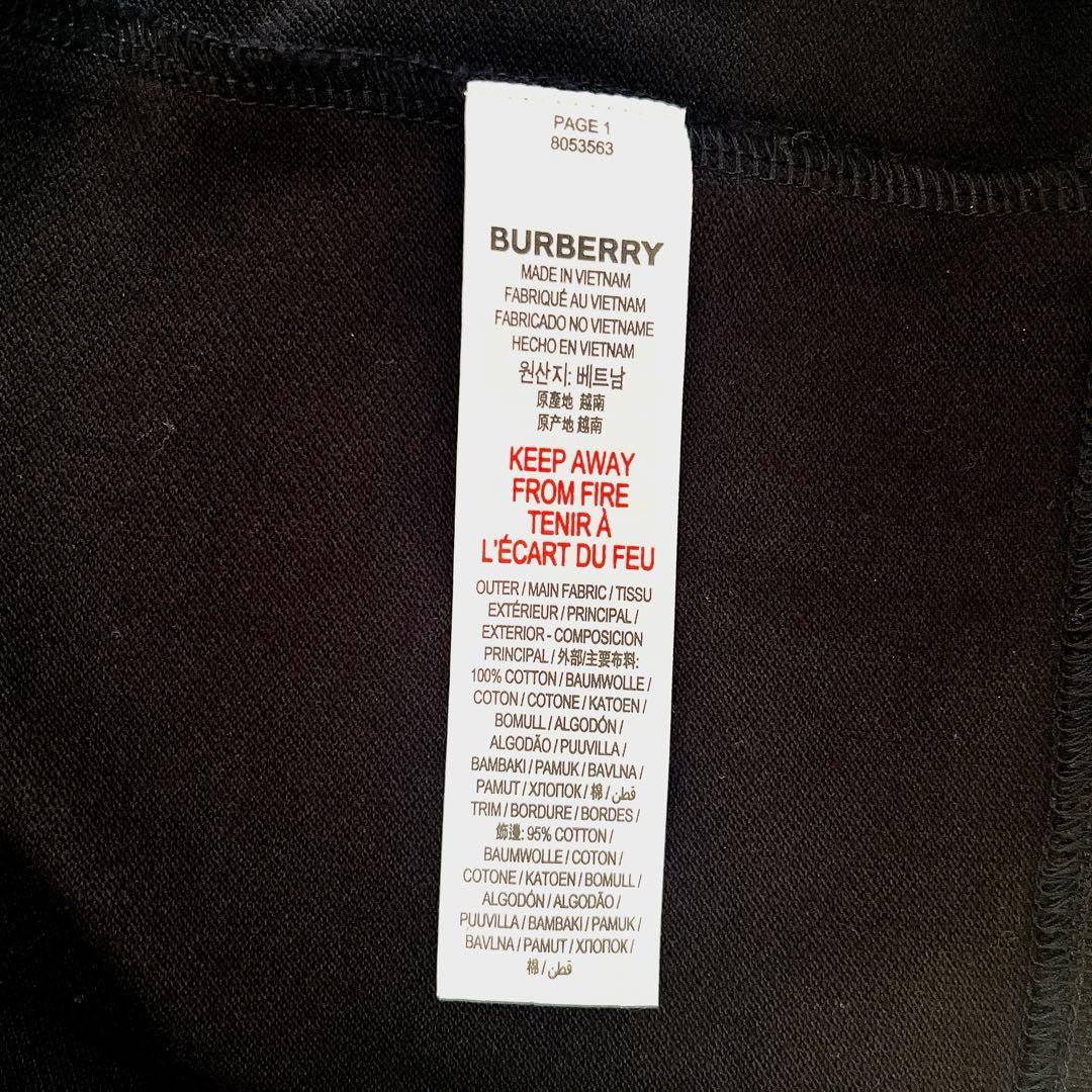 美品　バーバリー　ヴィンテージチェックトリムコットンピケポロシャツドレス 6y