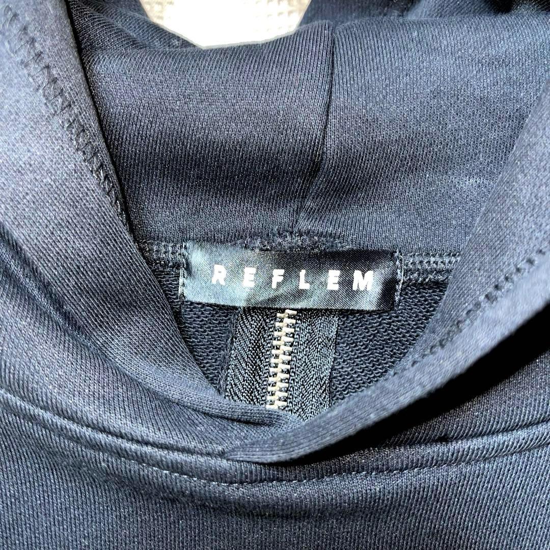 あき　地雷 サブカル REFLEM レフレム ジップ パーカー