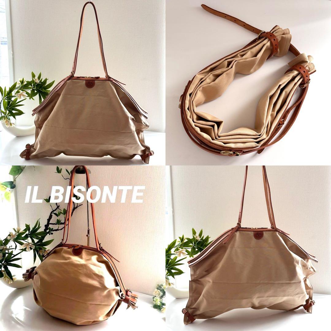 【未使用】IL BISONTEキャンディバッグ シンプル ユニーク 旅行