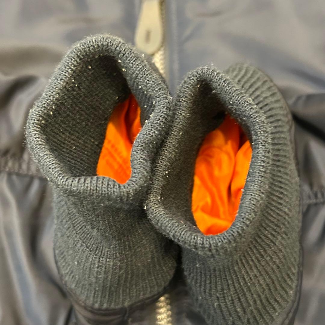 【美品】アルファ ALPHA MA-1 フライトジャケット ネイビー Lサイズ