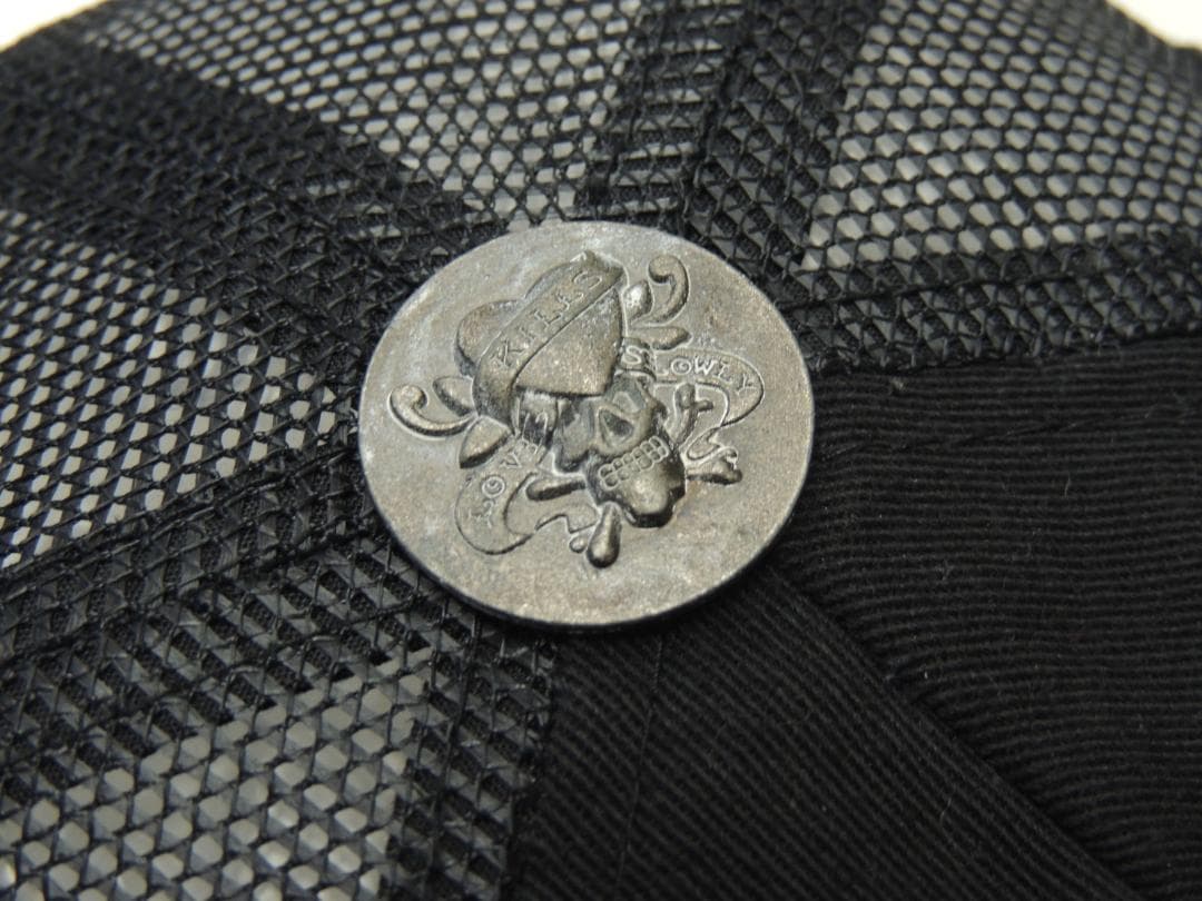 国内正規 本物 ハローキティ Ed Hardy コラボ メッシュ キャップ 黒