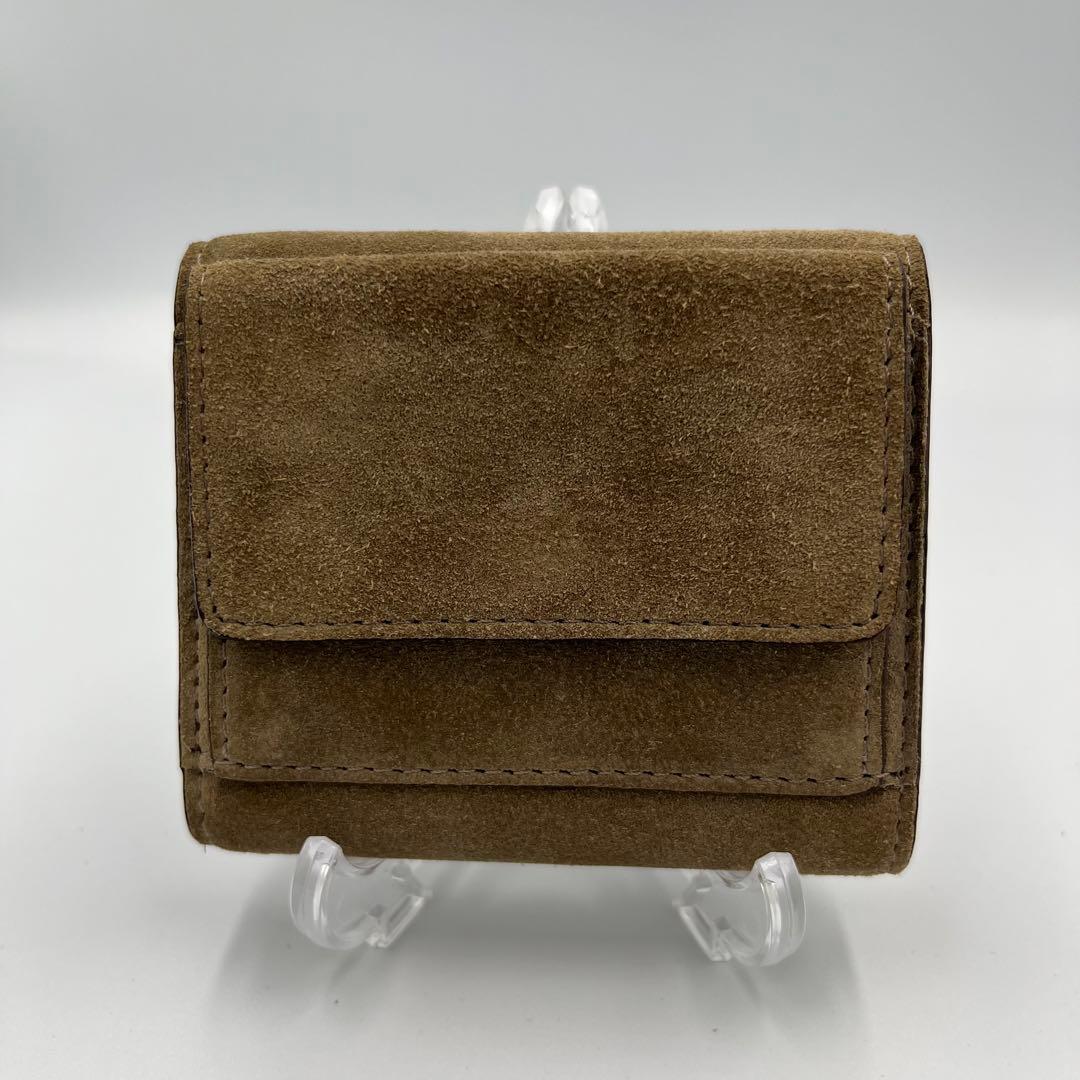 ✨美品✨レアデザイン✨A.P.C.　スエードコンパクトウォレット　三つ折り財布