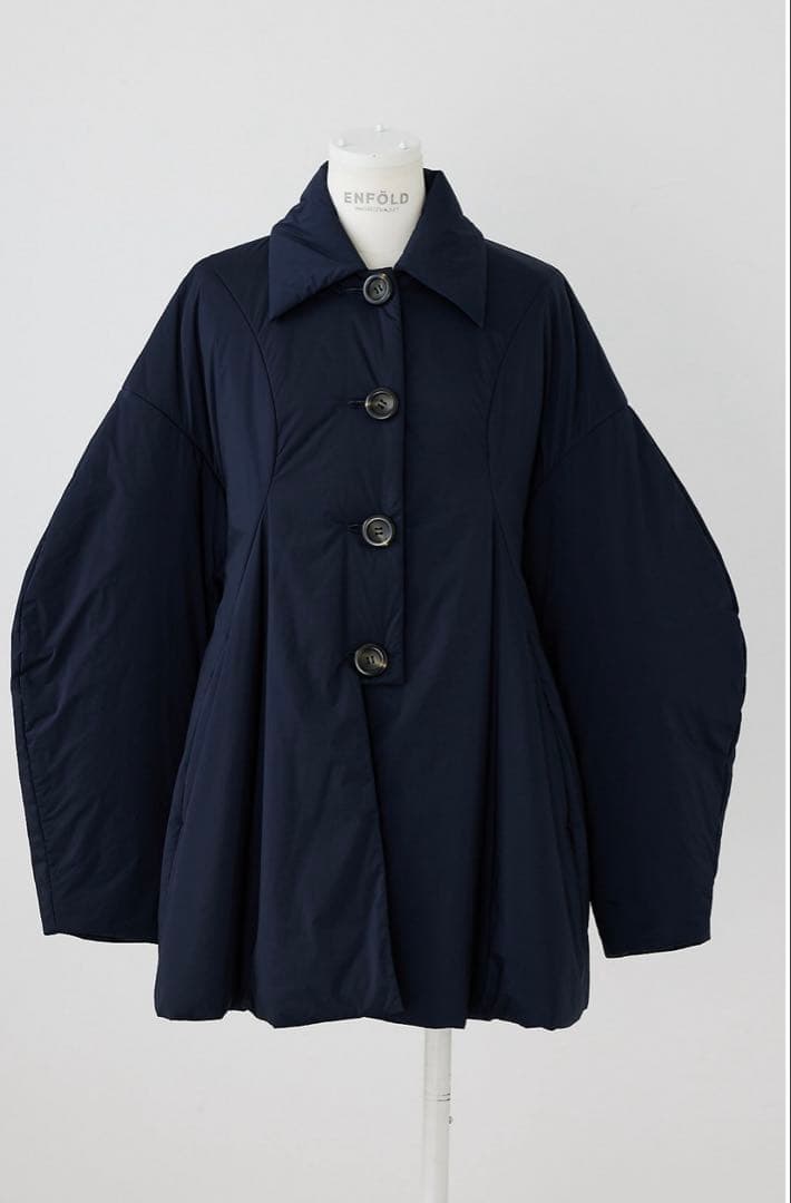 大人気　即完ENFOLD PANEL PADDED-COAT ダウンジャケット