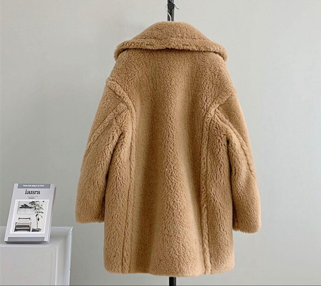 テディベアコート　ブラウン　S