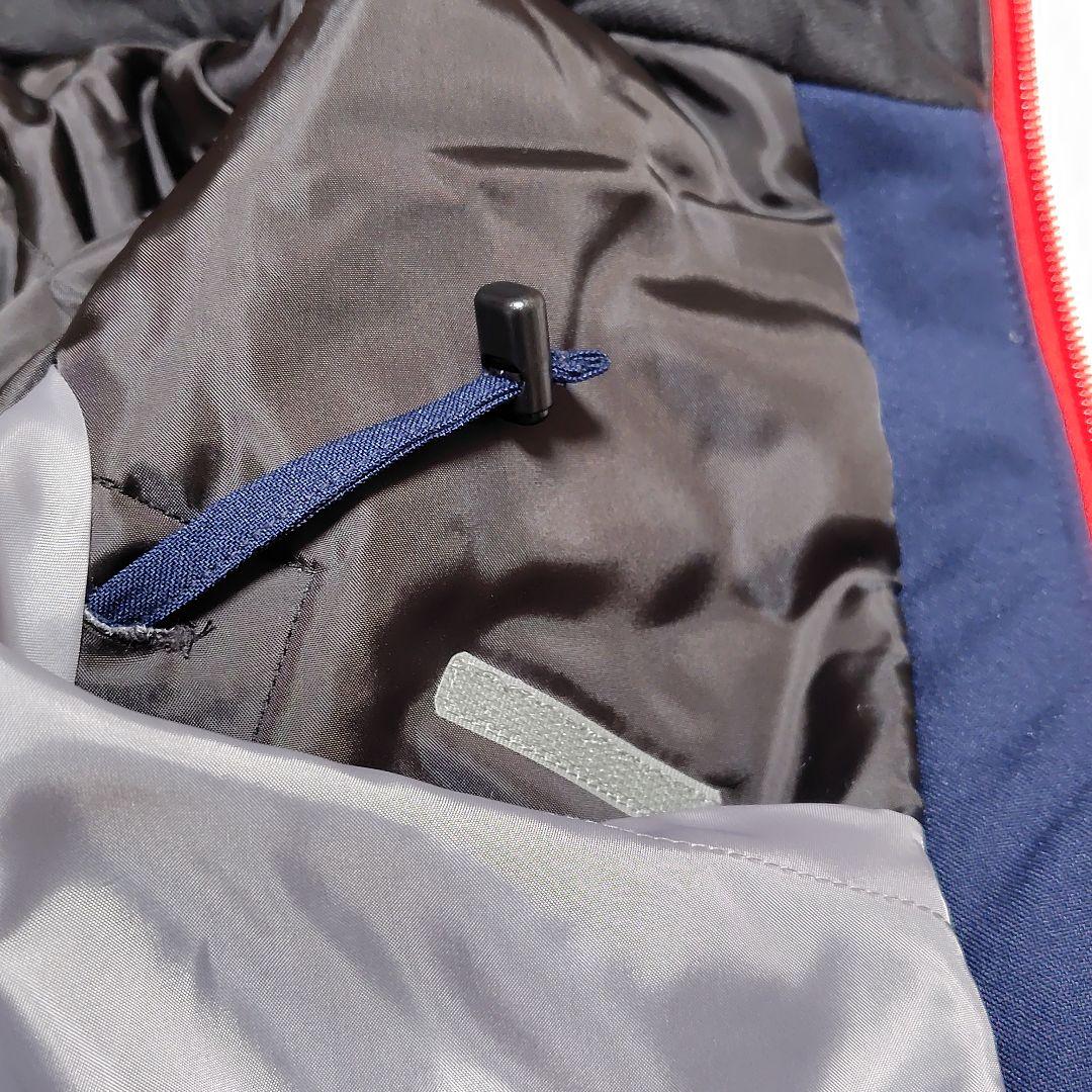 美品 phenix ジュニア スキーウェア上下セット150 撥水 防寒 ネイビー