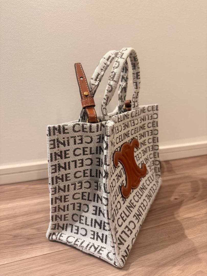 CELINE / スモールカバタイス トートバッグ トリオンフ ロゴ