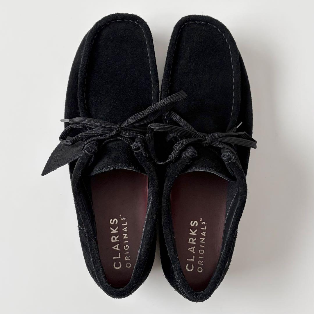 美品★Clarks GTX ワラビー ブラック クラークス GORE-TEX 黒