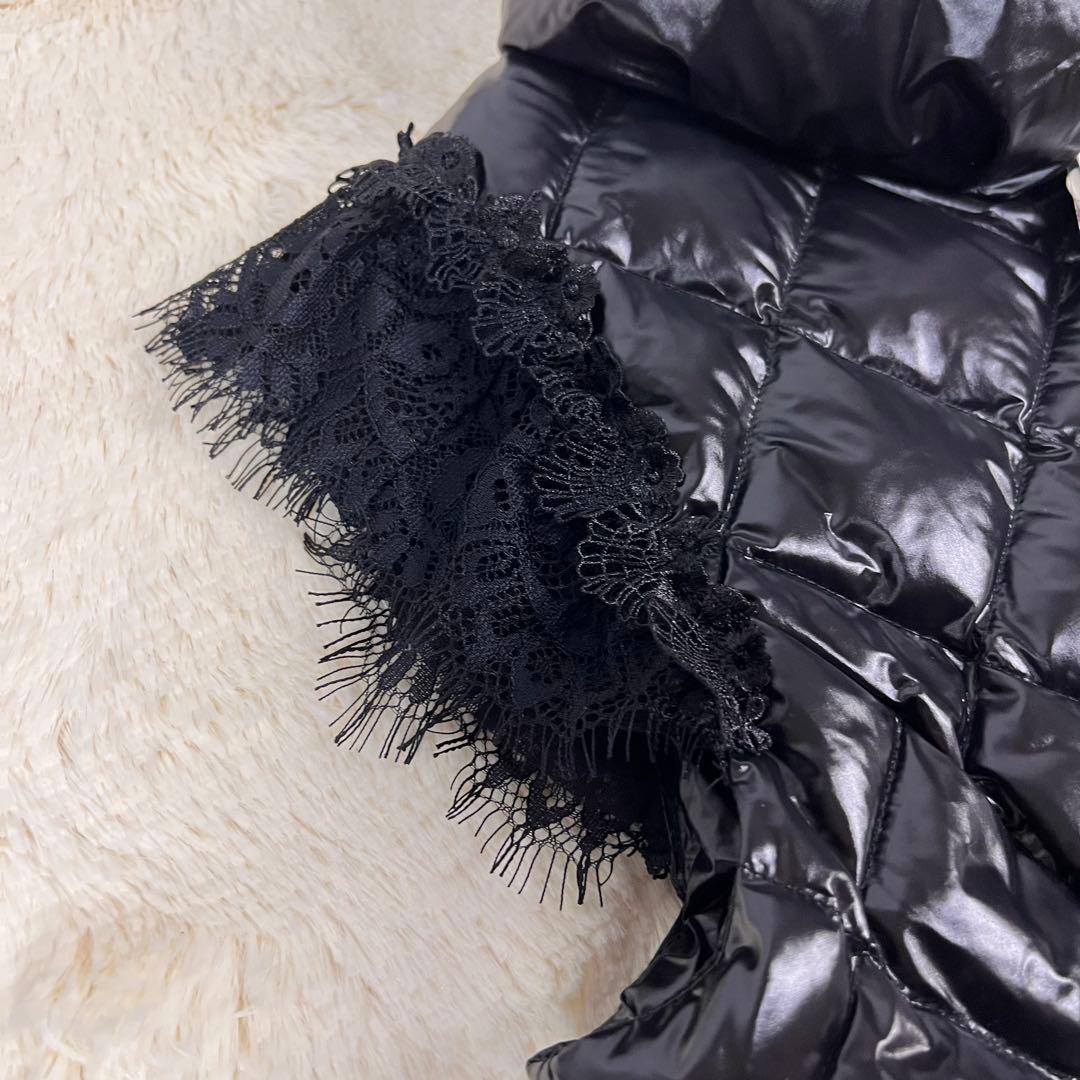 『未使用品』Super Beauty ロングダウン　コート　ボア　サイズ40 M