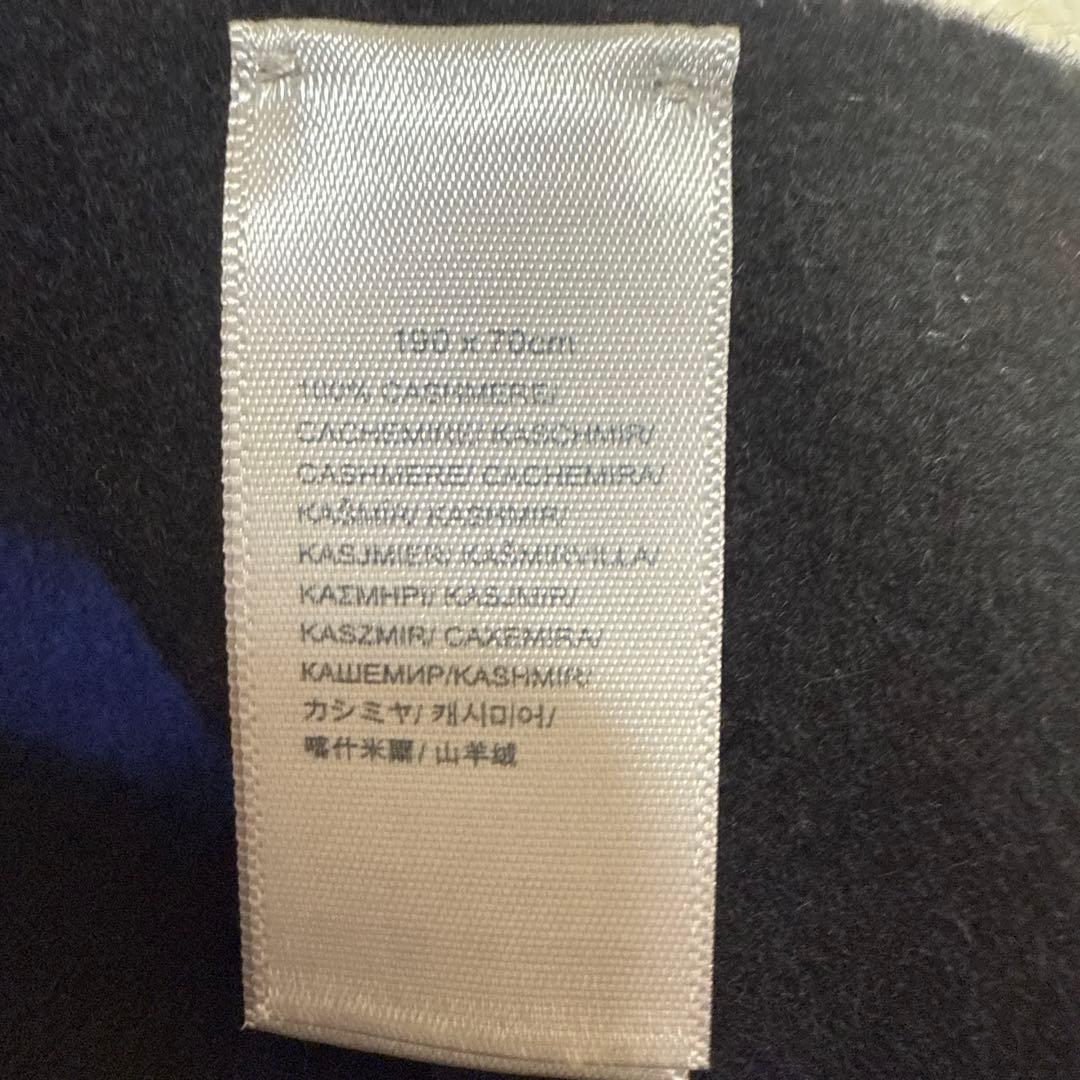 美品　ジョンストンズオブエルガン　マフラー ストール　カシミヤ100% 大判