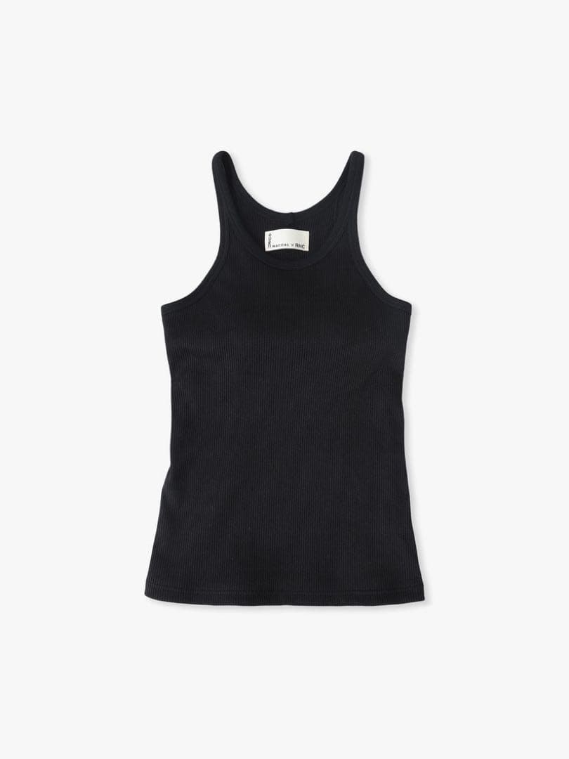 RHC別注OUR WACOAL カップイン アメリカンスリーブ タンクトップ黒