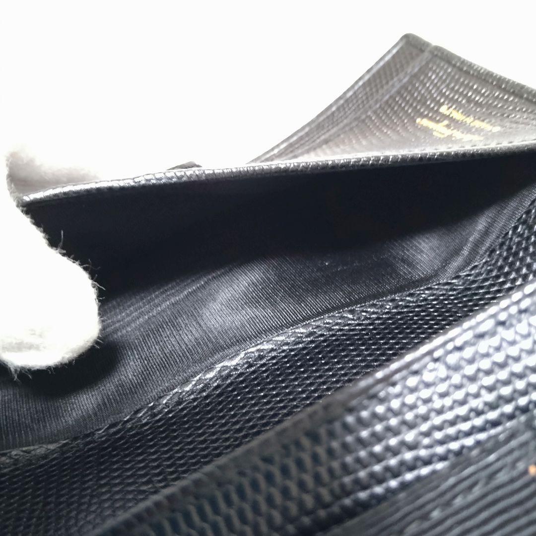 【極美品】Salvatore Ferragamo 長財布 ヴァラリボン ブラック