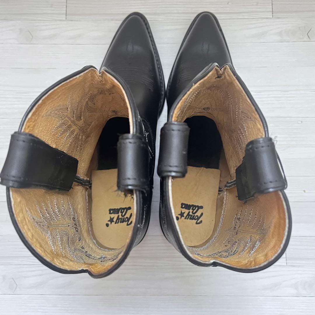 タグ付き✨　Tony Lamaトニーラマ　ウエスタンブーツ　ブラック　レザー