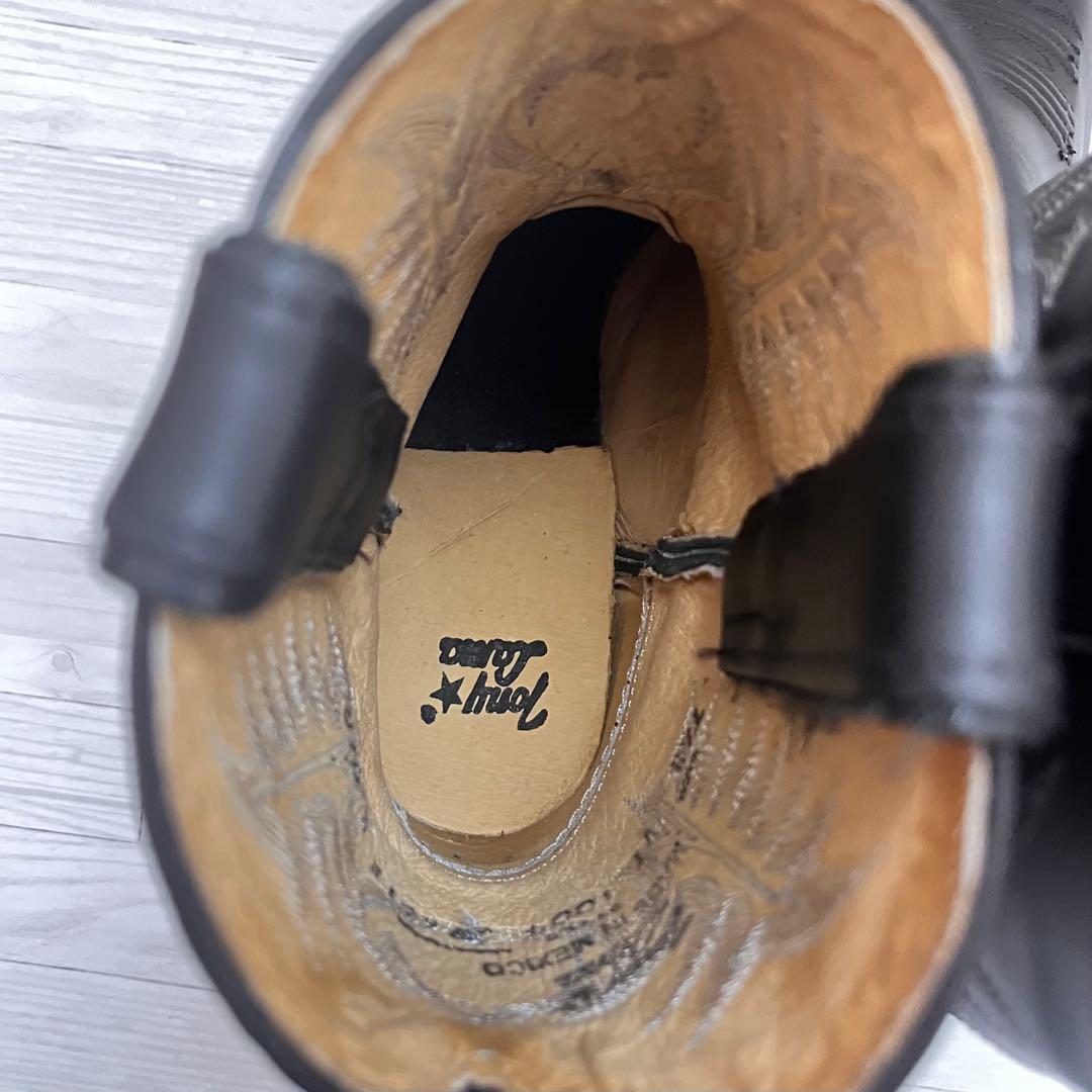 タグ付き✨　Tony Lamaトニーラマ　ウエスタンブーツ　ブラック　レザー