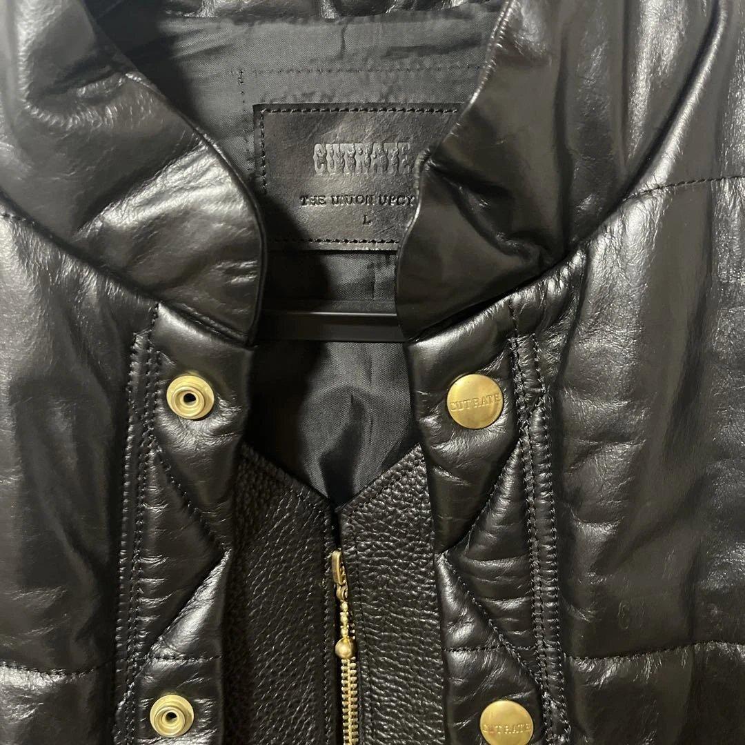 p*3様 CUTRATE 本革 レザーベスト CALEE COOTIE カットレ