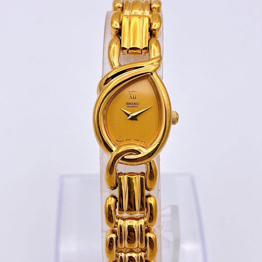 【幻の1990年製】SEIKO 4N00-6070 R0 ゴールド文字盤 完品