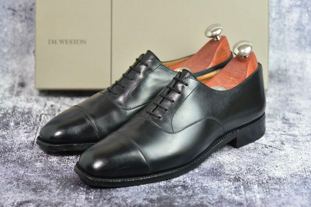 J.M.WESTON　300　クラシックキャップトゥ　6D　ブラック　11ラスト