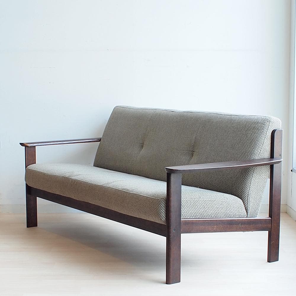 カリモク/karimoku チターノ/Chitano オーク材 2人掛けソファ