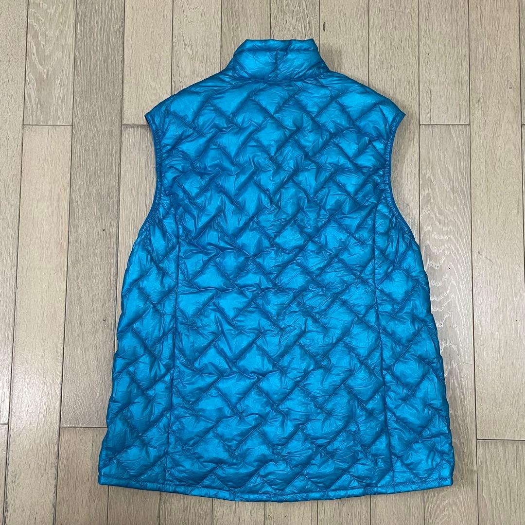JOG　モンベル　プラズマ1000 ダウン ベスト　レディースL ブルー系