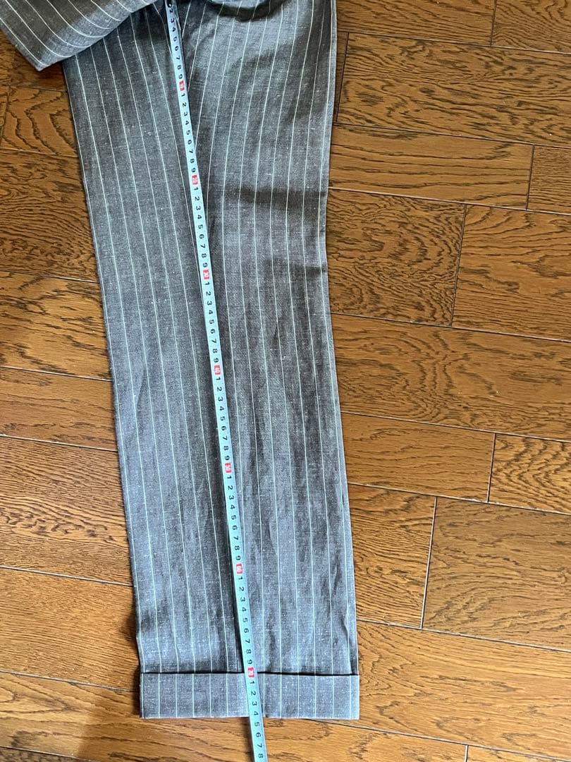 TOMORROWLAND グレー ストライプ スーツ 2つボタン