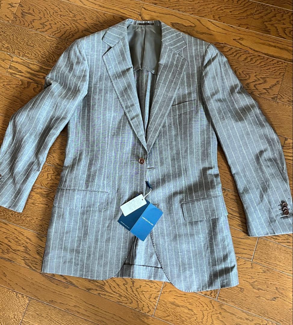 TOMORROWLAND グレー ストライプ スーツ 2つボタン