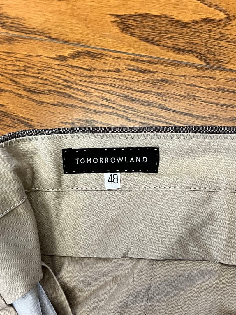 TOMORROWLAND グレー ストライプ スーツ 2つボタン