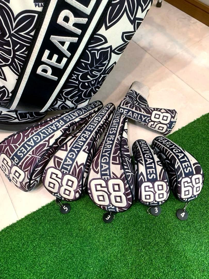 正規品　パーリーゲイツ　スタンドキャディバッグ　ヘッドカバーセット　ユニセックス