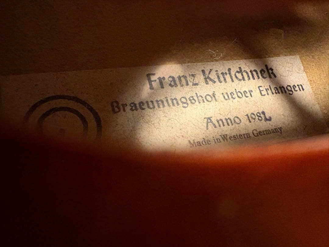 バイオリン Franz Kirschnek 4/4 西ドイツ製