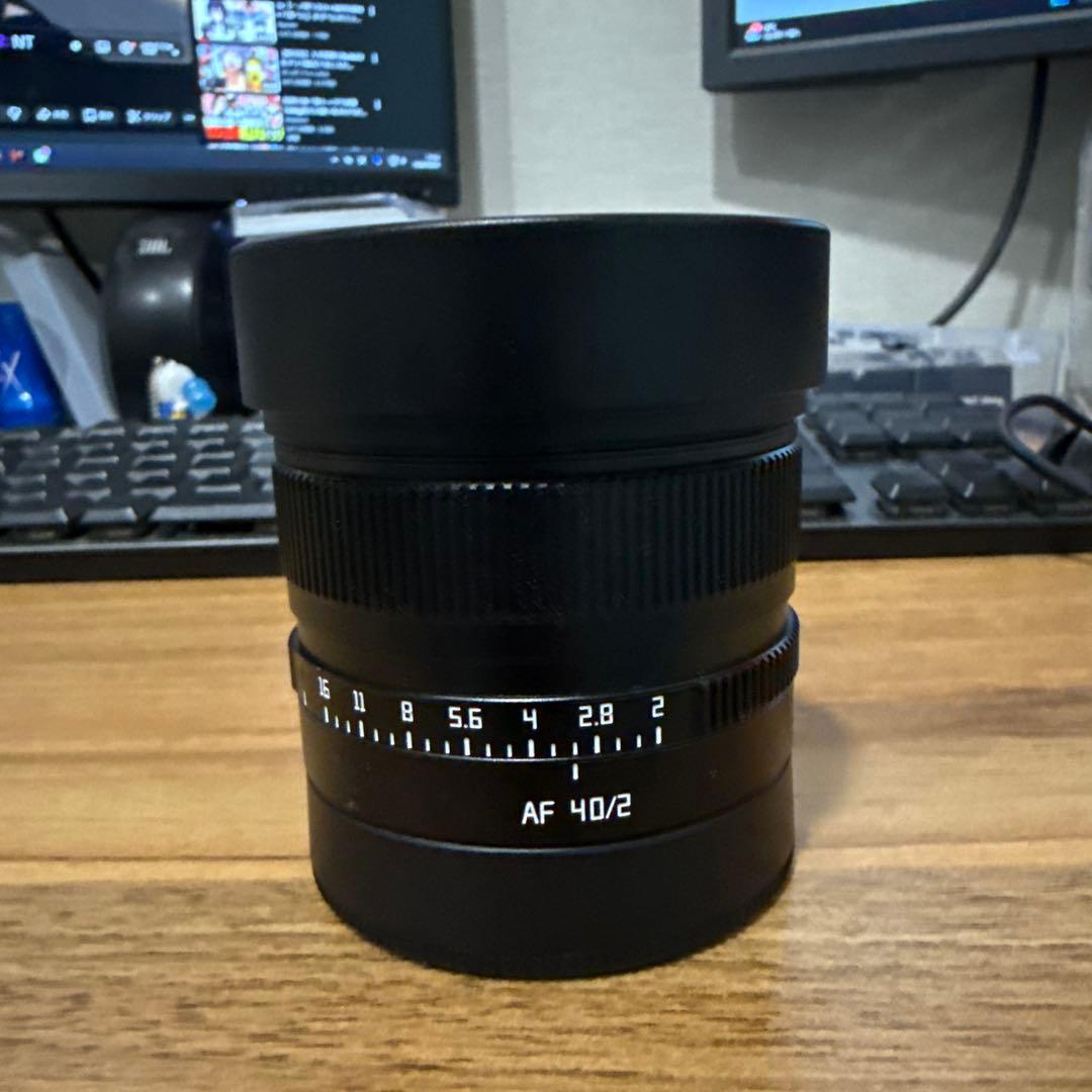 限定値下げ TTartisan AF 40mm F2角型フード フィルター3枚付