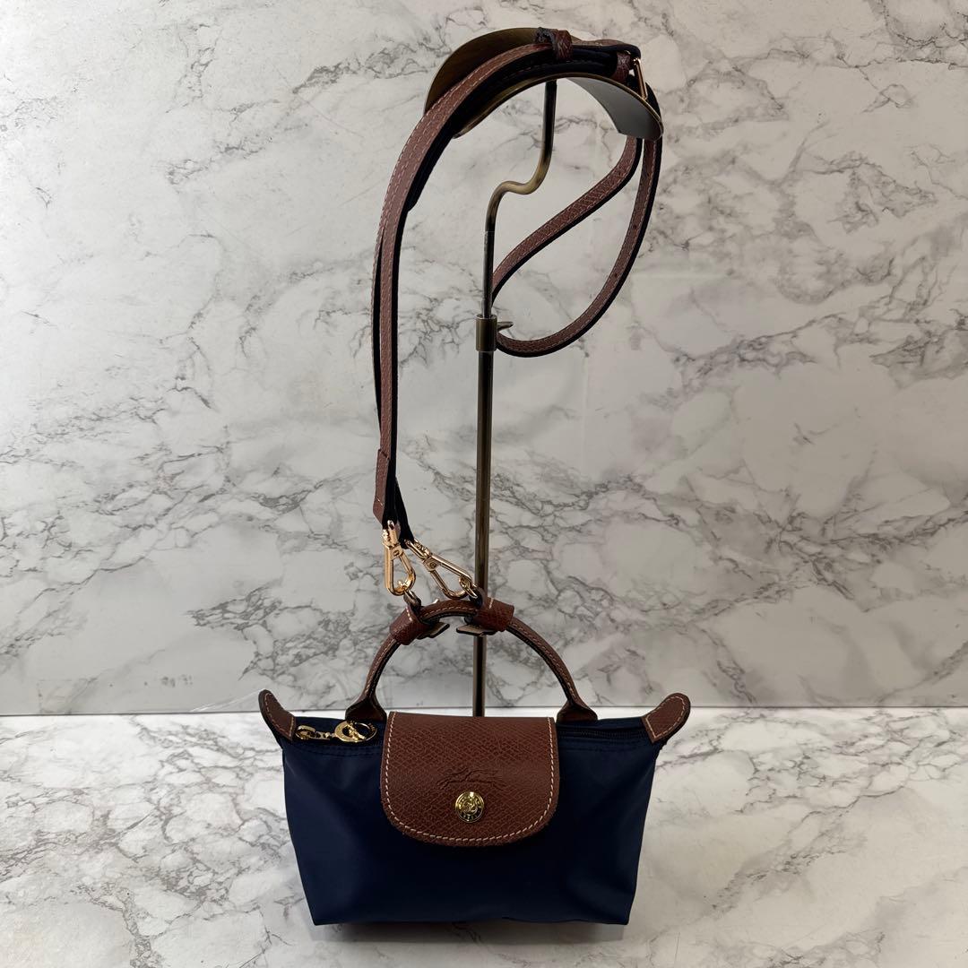 ほぼ未使用品 LONGCHAMP ロンシャン プリアージュ プチショルダーバッグ