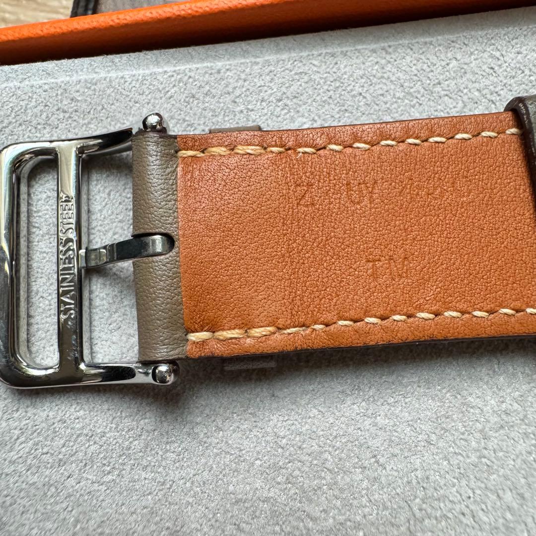 2397 Apple Watch エルメス　エトゥープ　HERMES レザー