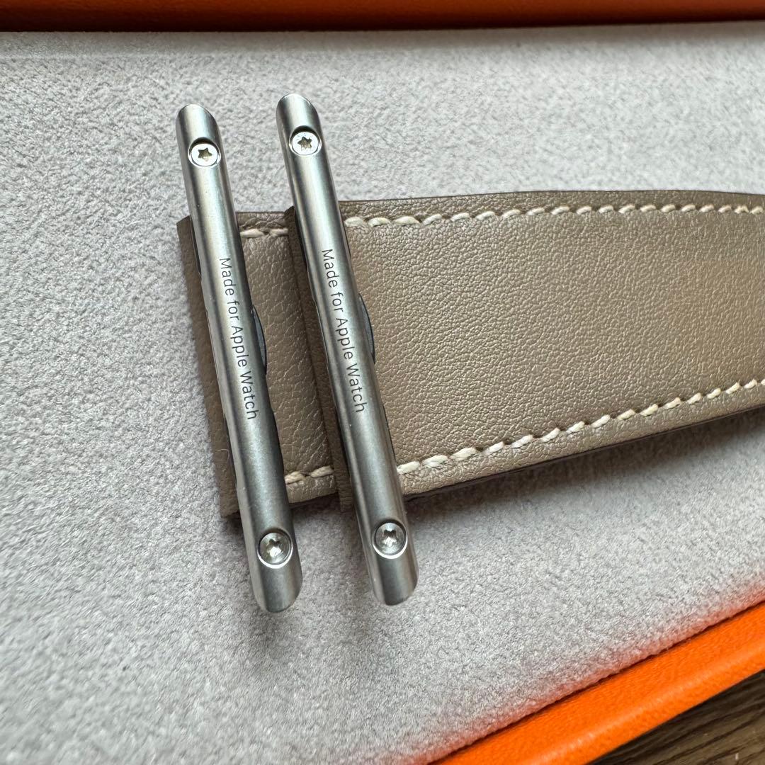 2397 Apple Watch エルメス　エトゥープ　HERMES レザー