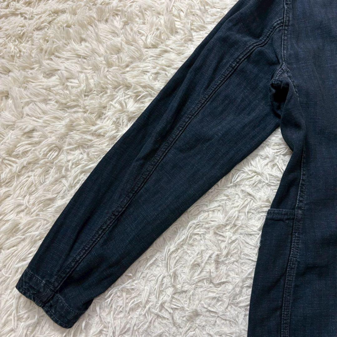 45rpm デニム　テーラードジャケット　インディゴ　アンコン　L相当