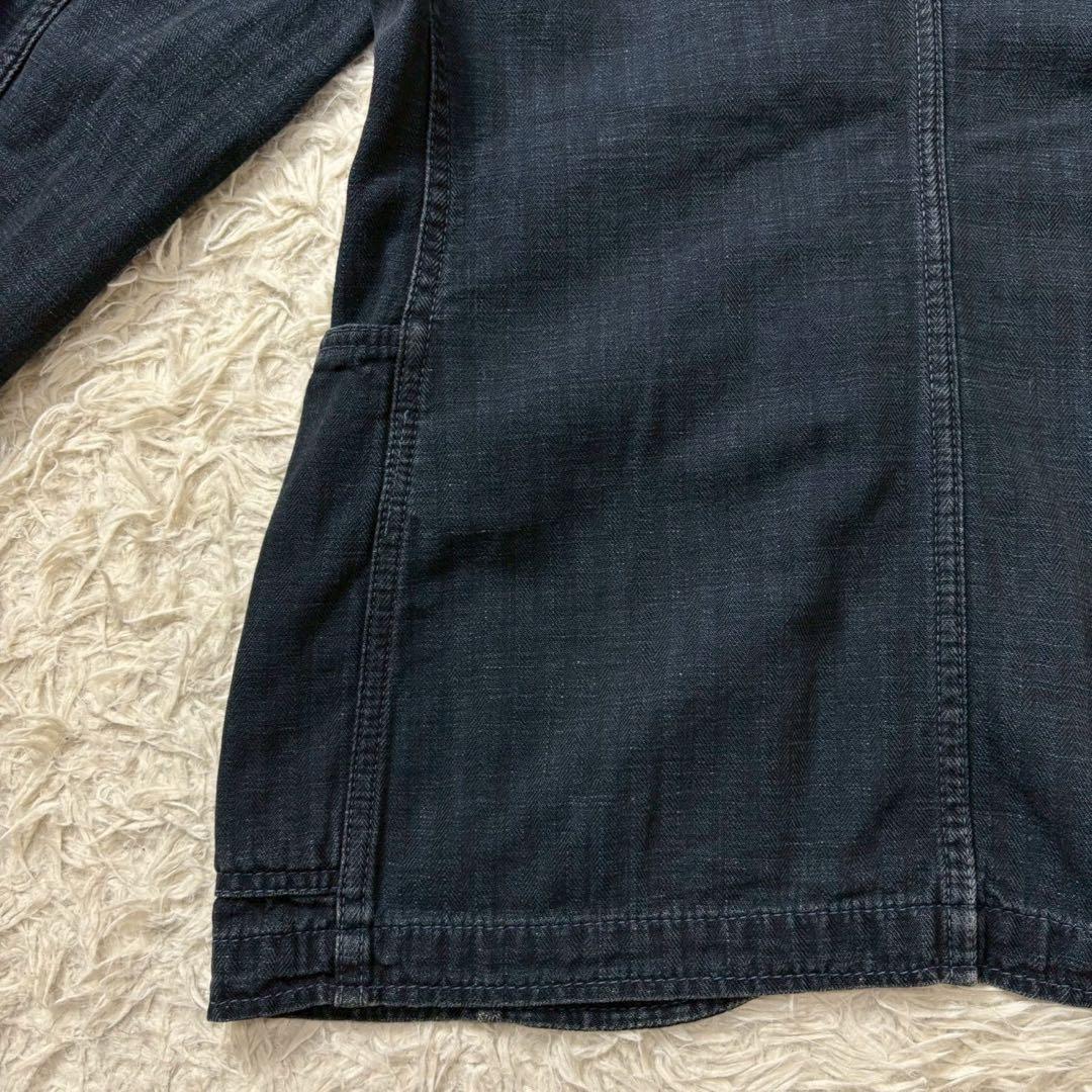 45rpm デニム　テーラードジャケット　インディゴ　アンコン　L相当