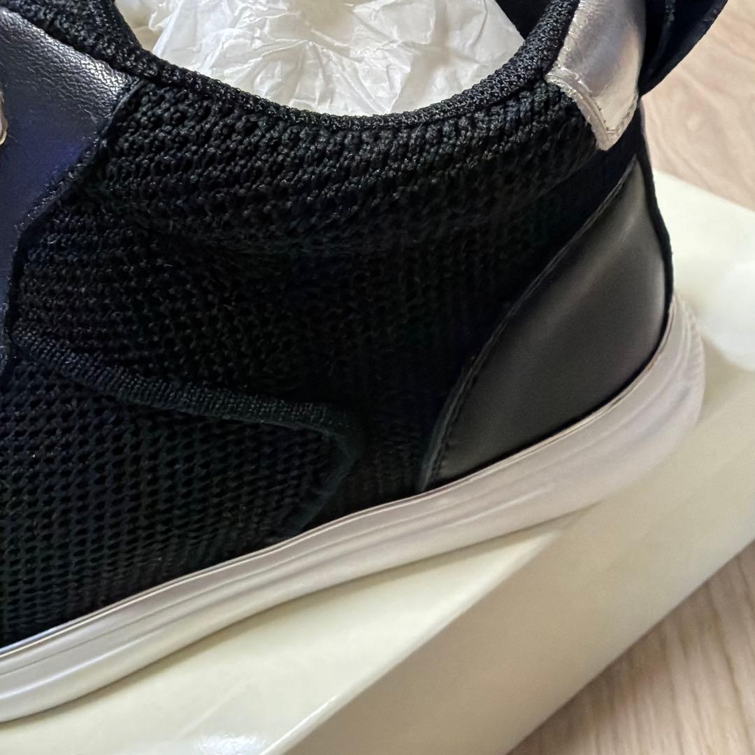 ニャーちゃん‼︎ミスキョウコ　ニットハイカットスニーカー★サイズ24cm