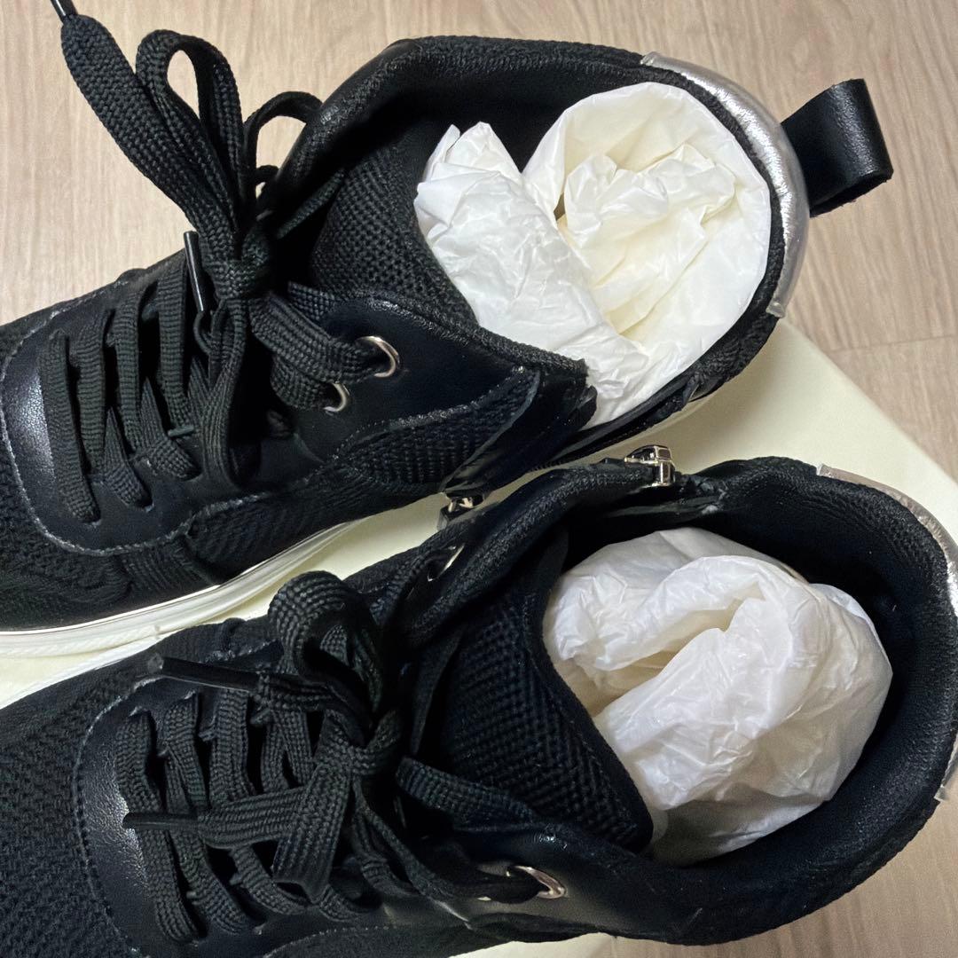 ニャーちゃん‼︎ミスキョウコ　ニットハイカットスニーカー★サイズ24cm