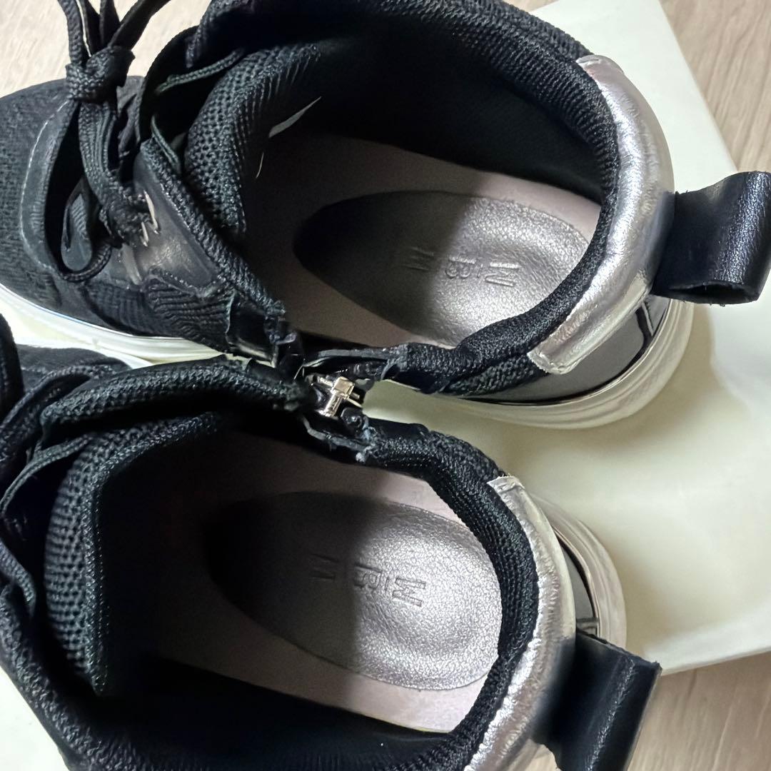 ニャーちゃん‼︎ミスキョウコ　ニットハイカットスニーカー★サイズ24cm