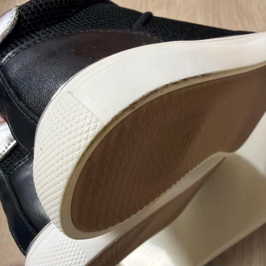 ニャーちゃん‼︎ミスキョウコ　ニットハイカットスニーカー★サイズ24cm