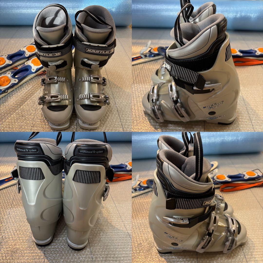 メンズ　ショートスキーセット　26-26.5cmブーツ付　サロモン