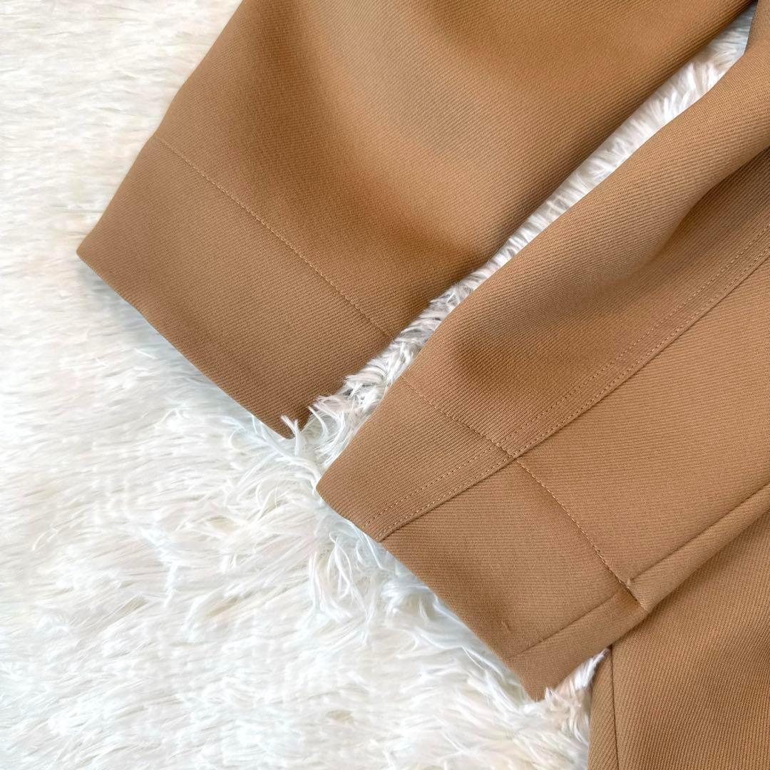 AMERI　BIG COLLAR TUCK SHOULDER COAT　キャメル