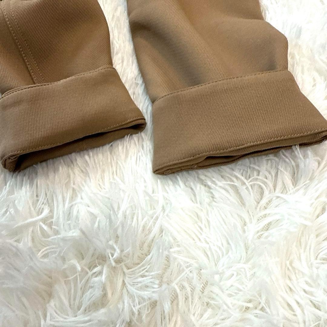 AMERI　BIG COLLAR TUCK SHOULDER COAT　キャメル