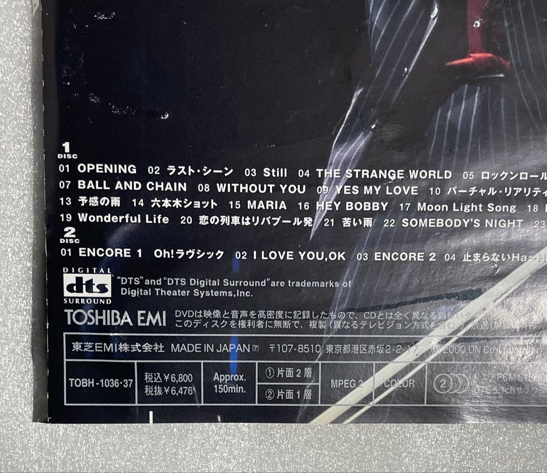 新品ケース　矢沢永吉 TONIGHT THE NIGHT! ライブDVD 2枚組