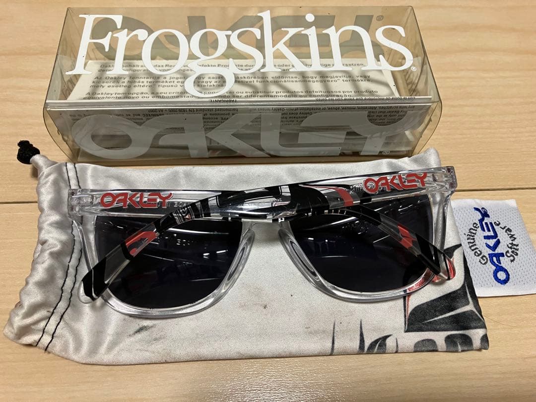 Oakley Frogskins サングラス クリアフレーム