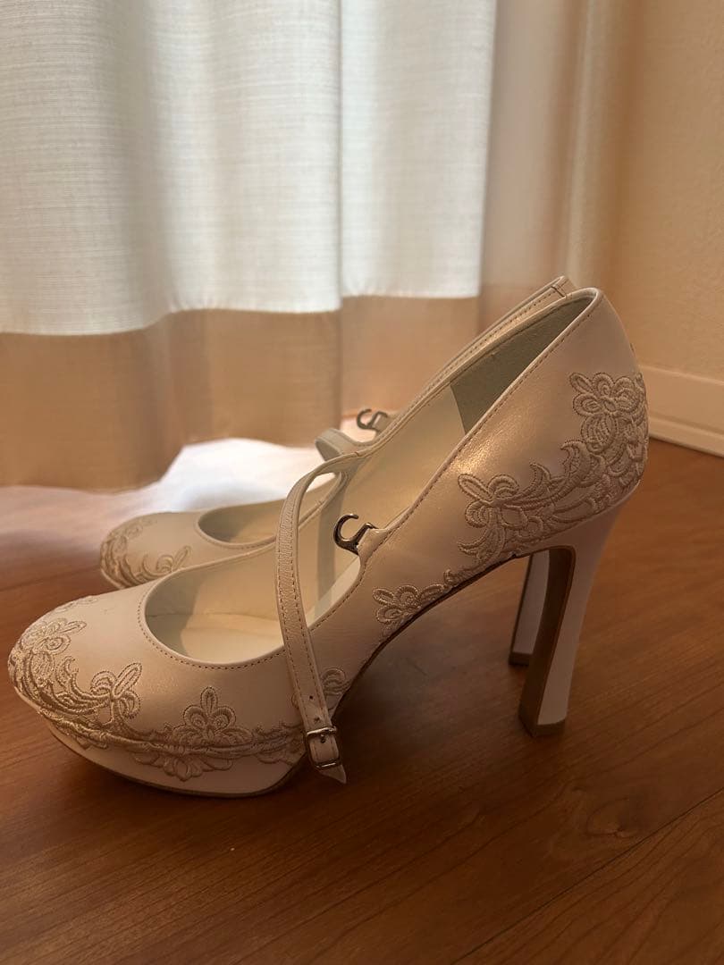 ブライダルシューズ DIANA 10センチヒール 23.5㎝