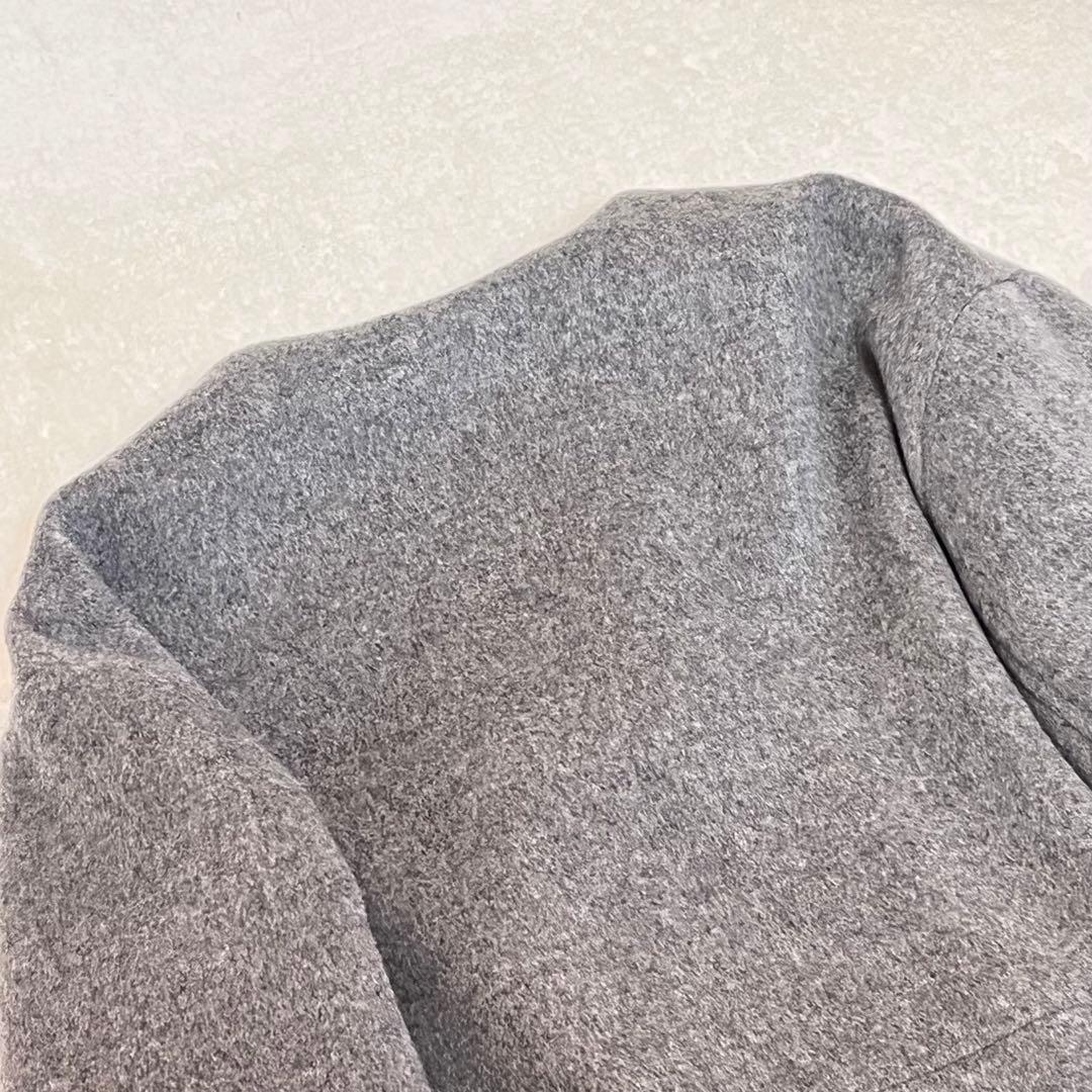 【JOURNAL STANDARD relume】グレー ノーカラー コート M