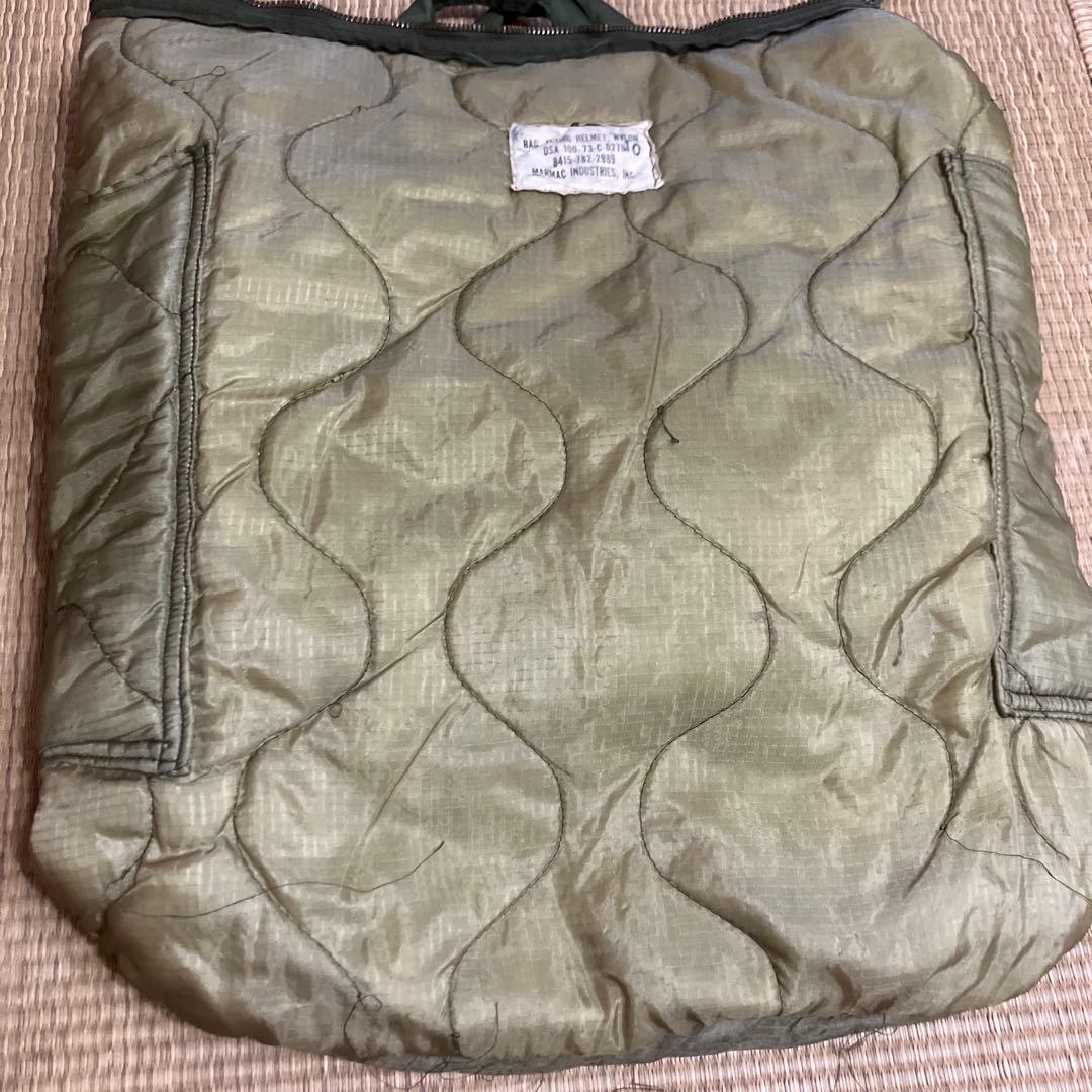 米軍実物　70s US.AIR FORCE ヘルメットバッグ ヴィンテージ