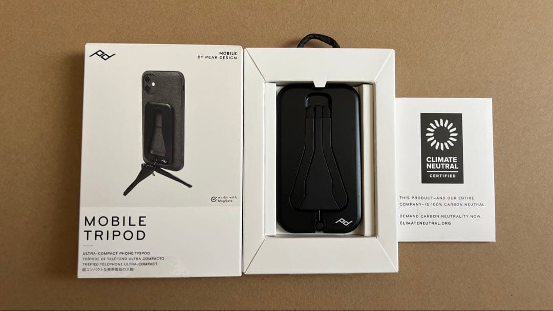 Peak Design モバイル トライポッド ブラック ピークデザイン