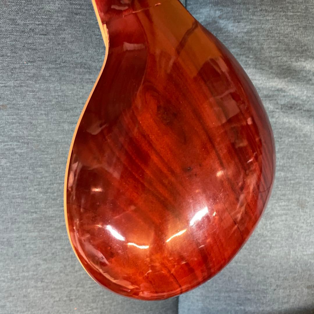 【レア・珍品・調整要】バンドゥリア 12弦 削り出し マンドリン　ギター