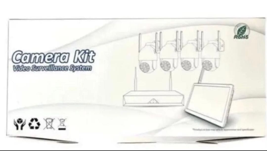 防犯カメラ 屋外 ワイヤレス 500万画4台セット AI人体検知 2TBHDD