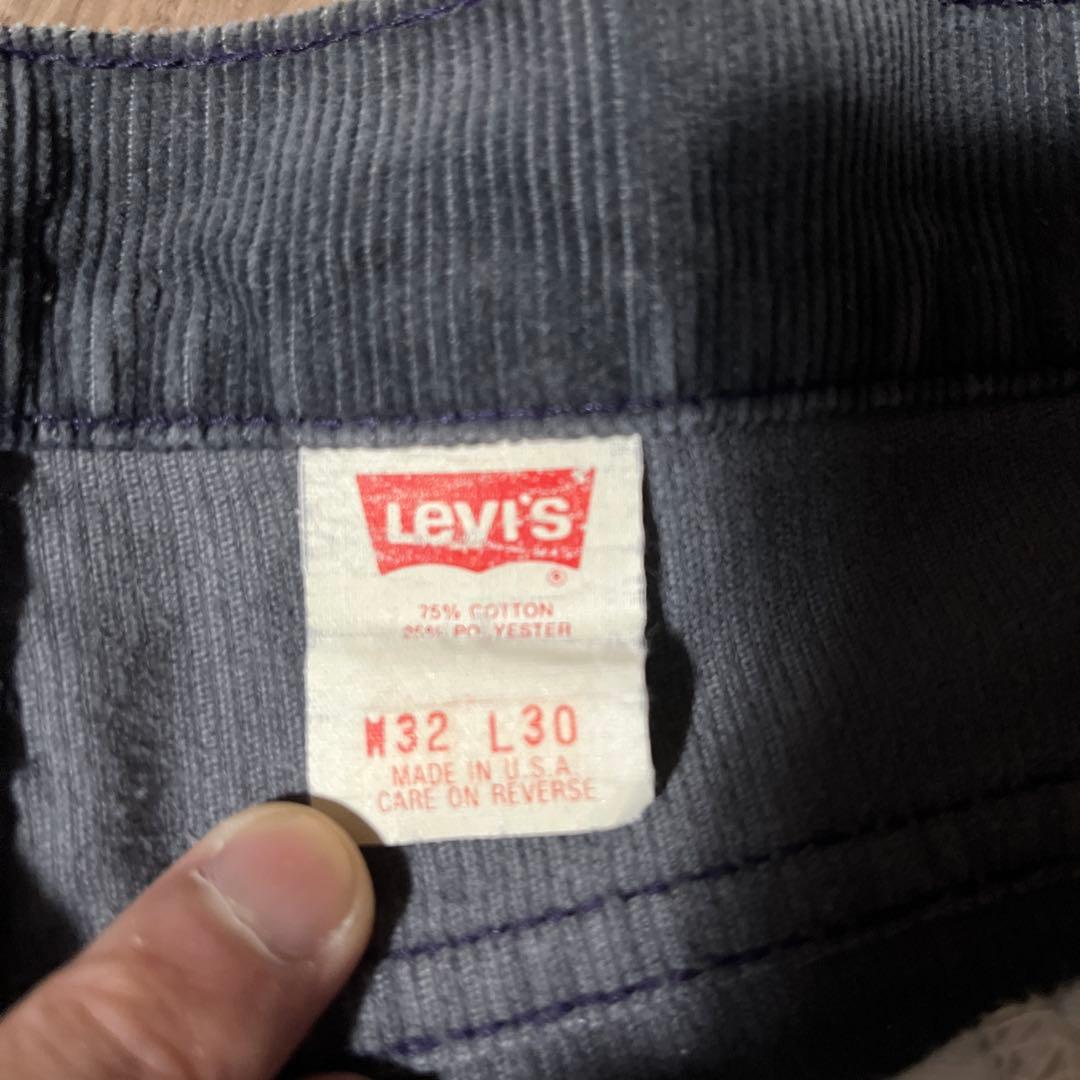 LEVI'S リーバイス ダークネイビー 90s 519 コーデュロイ USA製